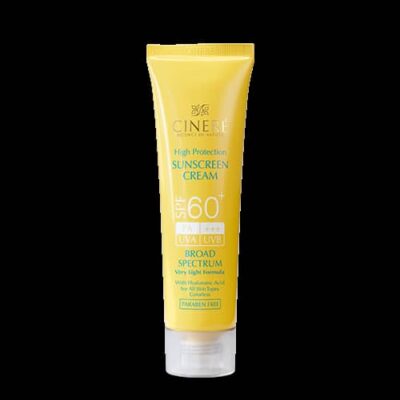 کرم ضد آفتاب SPF 60 سینره حجم 50 میلی لیتر✨